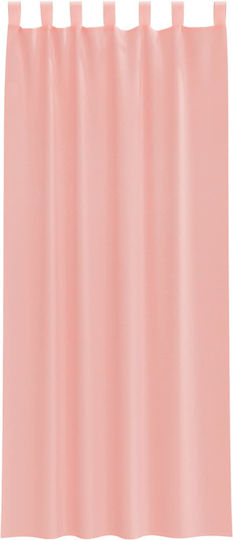 vidaXL Set Curtains with Tab Top Voile Pink 140x260cm