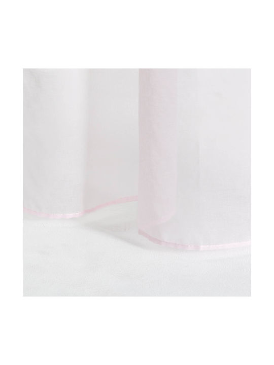 Easy Home Κουρτίνα με Τρέσα Timpani Pink 140x270εκ.
