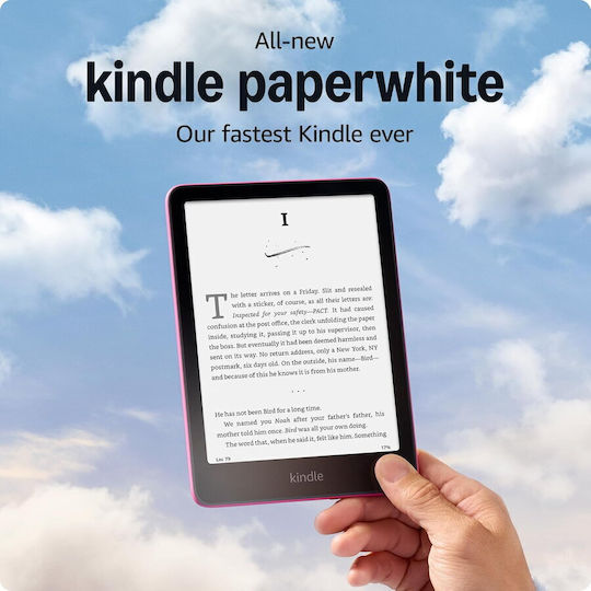 Amazon Kindle Paperwhite 2024 With Ads 7 Inch 16 GB Raspberry