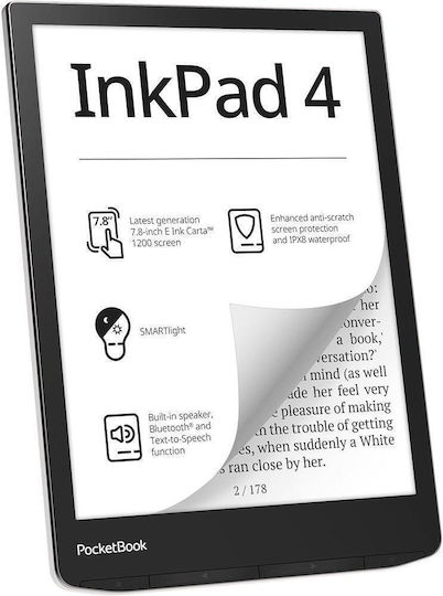 Pocketbook InkPad 4 7.8" (32GB) Stardust Silver