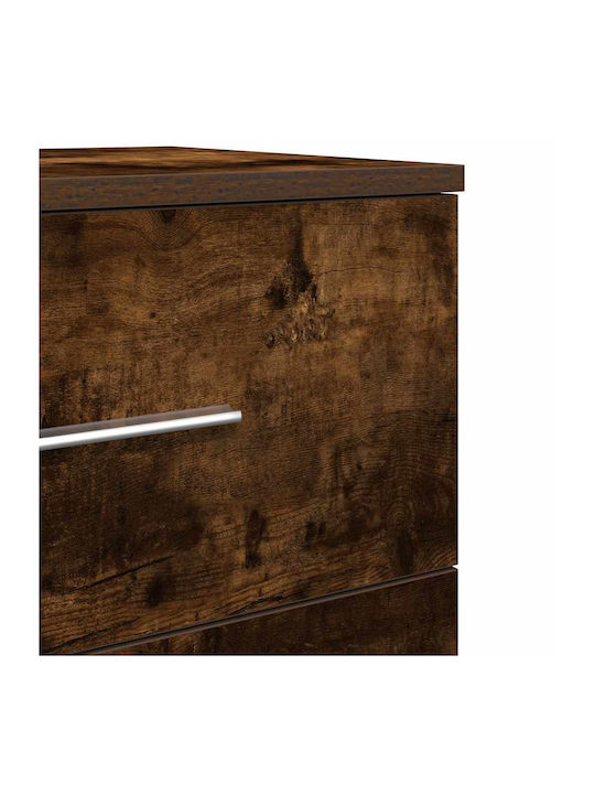 Wooden Brown Bedside Tables 2 Pieces 40x36x50cm