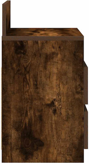 Нощни Шкафчета Дървени Кафяви 2 Бройки 40x33x60см