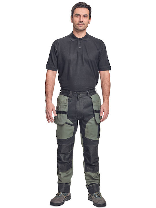 Cerva Keilor Work Trousers Green