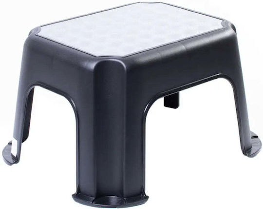 Taburet Din Plastic Pentru Exterior Negru