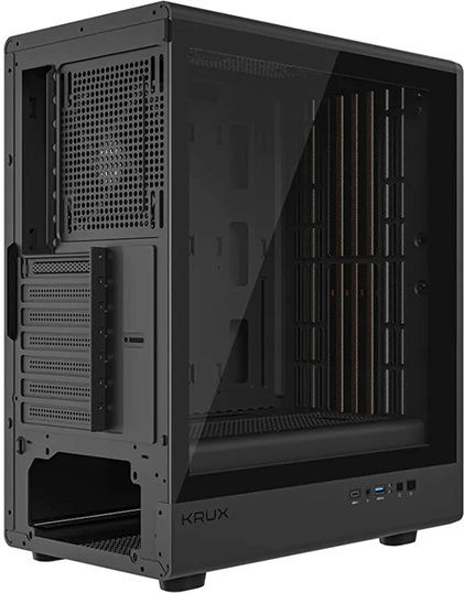 Krux Heliora Midi Tower Κουτί Υπολογιστή Μαύρο
