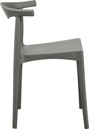 Gartenstühle Polypropylen Alor Olive Grün 4 Stück 47x55x74cm