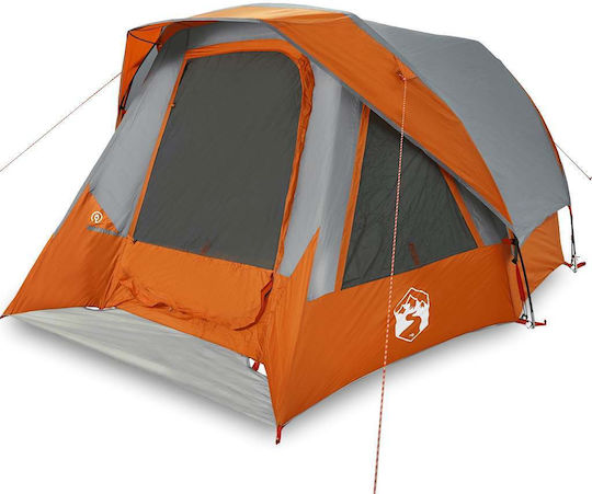 vidaXL Σκηνή Camping Γκρι για 6 Άτομα