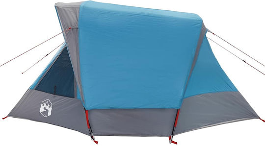 vidaXL Σκηνή Camping Pop Up Μπλε για 4 Άτομα