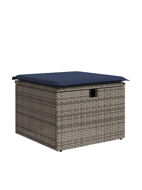 vidaXL Garden & Outdoor Furniture Set Living Room 6 Pieces Gray with Pillows