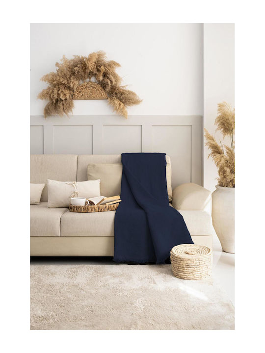 SteweHome Cuverturi Pentru Canapea 3 Locuri 180x315cm Albastru