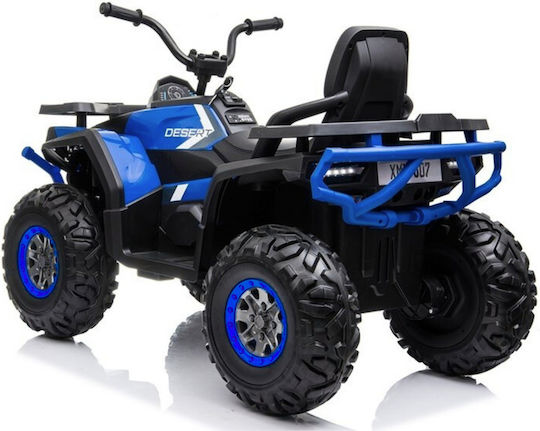 Kids Electric 4 Wheel Motorcycle 12 Volt Blue for Ages 3+