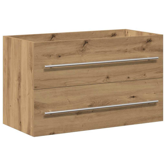 vidaXL Πάγκος χωρίς Νιπτήρα Μ80xΒ38.5xΥ48cm Artisan Oak