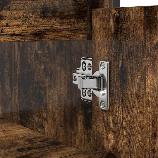 vidaXL Bathroom Vanity Unit Without Sink M60xD34.5xH60cm Smoked Oak
