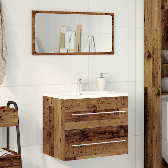 vidaXL Bench Without Sink M60xD38.5xH48cm Old Wood