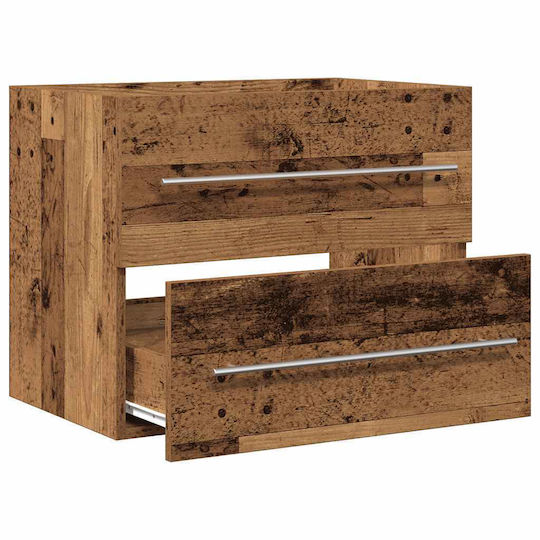 vidaXL Bench Without Sink M60xD38.5xH48cm Old Wood