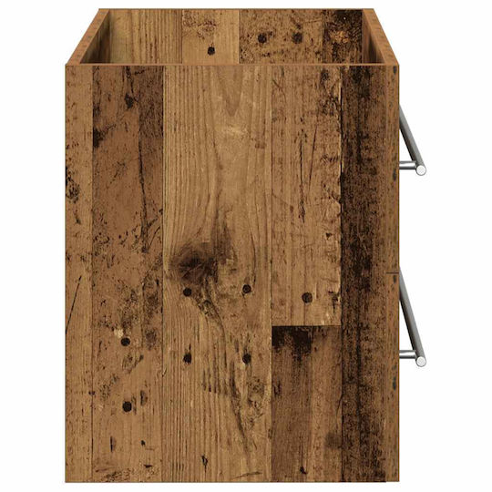 vidaXL Bench Without Sink M80xD38.5xH48cm Old Wood
