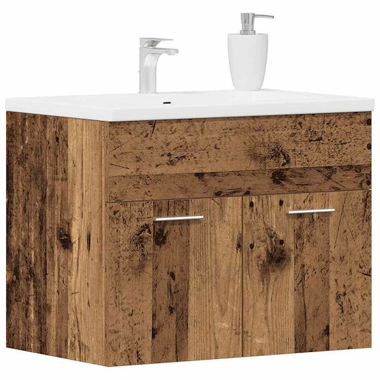 vidaXL Bench Without Sink M60xL38.5xH46cm Old Wood