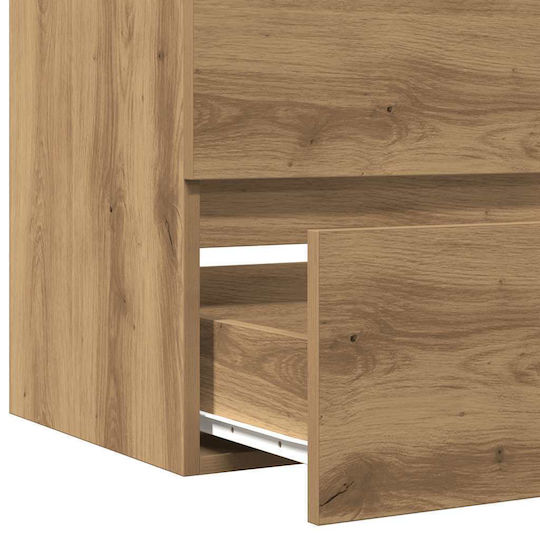 vidaXL Bench Without Sink M41xL38.5xH45cm Artisan Oak