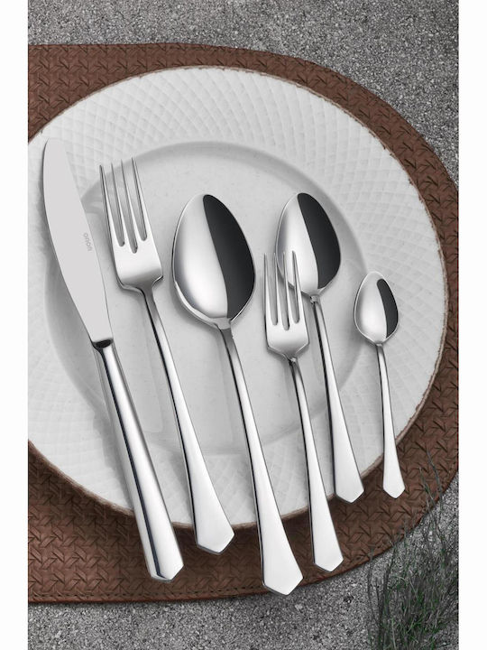 SteweHome Salter Inox Dessert / Eiscreme Löffel Set Silber 6 Stück