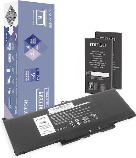 Mitsu Compatible Battery for Dell Latitude Dell Latitude 7390, 7490 with 5800mAh
