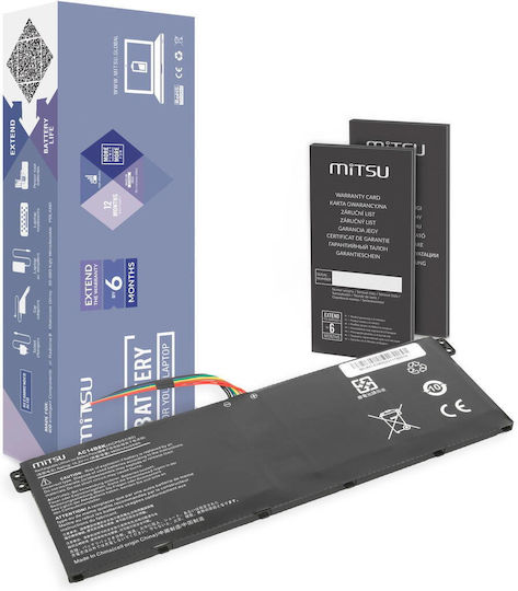 Mitsu Compatible Battery for Acer Aspire BC/DE-E5270 with 3000mAh