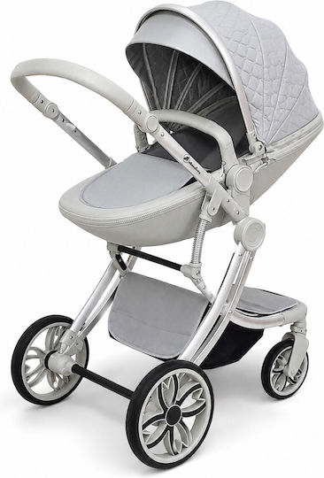 Beboulino Aiolos Adjustable 2 in 1 Baby Stroller Suitable for Newborn Light Grey