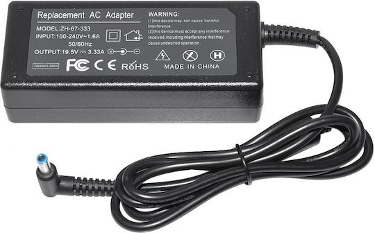 Power Supply Replacement HP Laptops 650 G2 640 G2 450 G3 430 G3 440 G3 455 G3 470 G3 850 G3 840 G3 820 G3 745 G3 725 G3 755 G3 840 G4 820 G4 850 G4 19.5V 3.33A 65W 4.5 x 3.0mm Jack