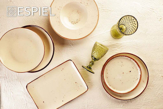 Espiel Tristar Set Water Glasses from Glass in Green Color 6 Pieces