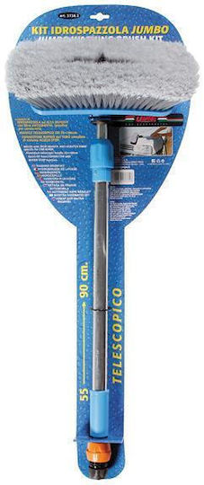 Washing Brush with Telescopic Handle and Water Supply 55>90cm