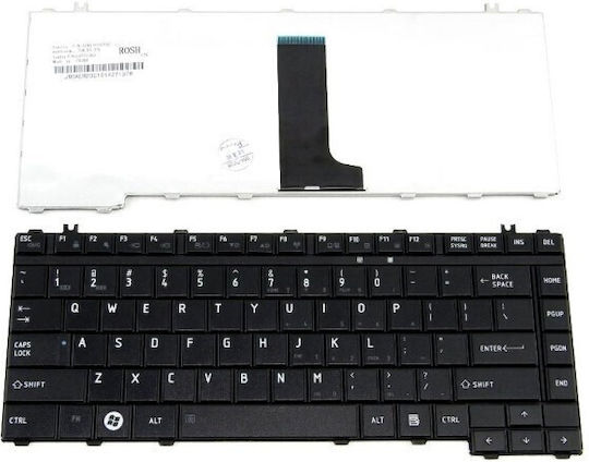 Toshiba Tastatură Laptop Pentru Satellite A200/L300/A300 Cu Cadru Și Dispunere Engleză (SUA) În Culoare Neagră