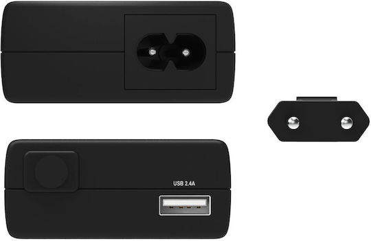 J5create USB-C Universal Φορτιστής Laptop 100W 5V 1.5A με Αποσπώμενο Καλώδιο Τροφοδοσίας