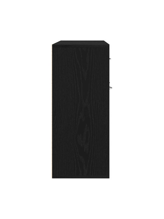 Wooden Sideboard Schwarze Eiche 88x30x70cm