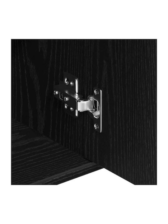 Wooden Sideboard Schwarze Eiche 88x30x70cm