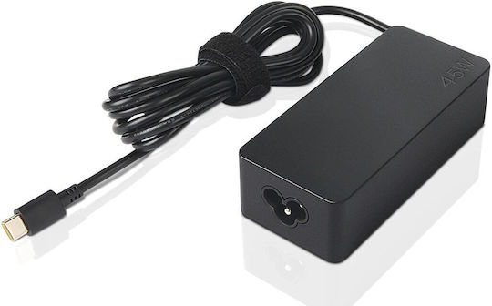 Lenovo USB-C Φορτιστής Laptop 45W 20V 3.25A για Lenovo χωρίς Καλώδιο Τροφοδοσίας