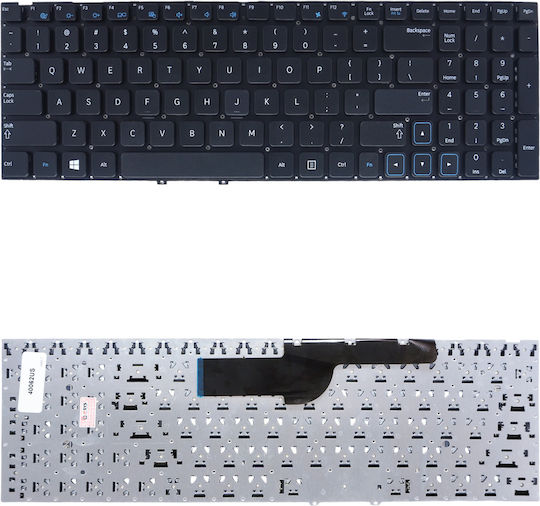 Laptop Keyboard for NP300E NP300V NP300E5A without Frame and English (US) Layout in Black Color NP300V5A