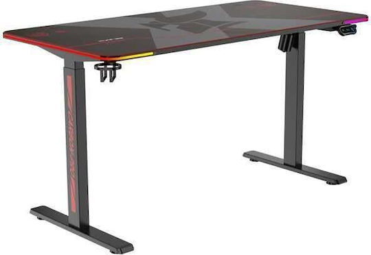 Electric Gaming Office Electric Carbonpro Wooden Carbon-pro with Metal Legs & Adjustable Height 75x45x73cm