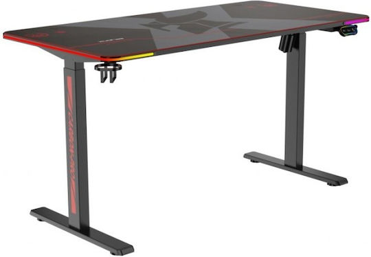 Electric Gaming Office Electric Carbonpro Wooden Carbon-pro with Metal Legs & Adjustable Height 75x45x73cm