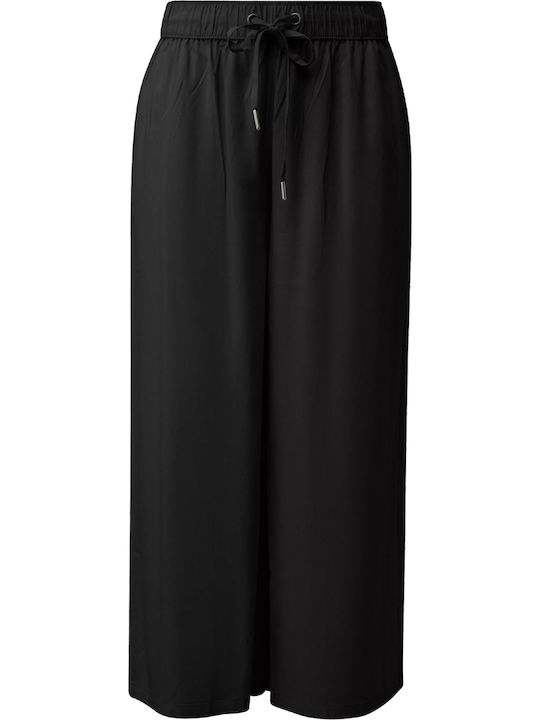 Women's Pantaloons with Rubber Band Black