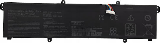 Altilion Energy Съвместима Батерия за Asus VivoBook Asus VivoBook 14 X413FP-EB129T, Vivobook 14 X413EA-EK321W с 3640mAh
