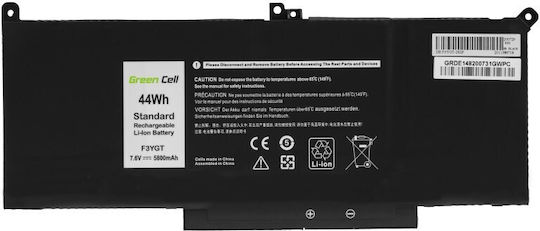 Green Cell Συμβατή Μπαταρία για Dell Latitude 7280/7290/7380/7390/7480 με 5800mAh