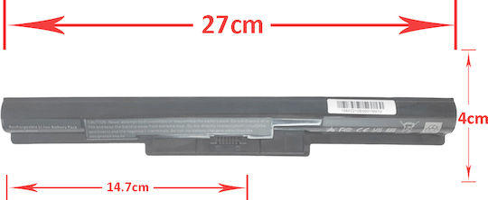 Powertech Съвместима Батерия за Sony Vaio с 2200mAh