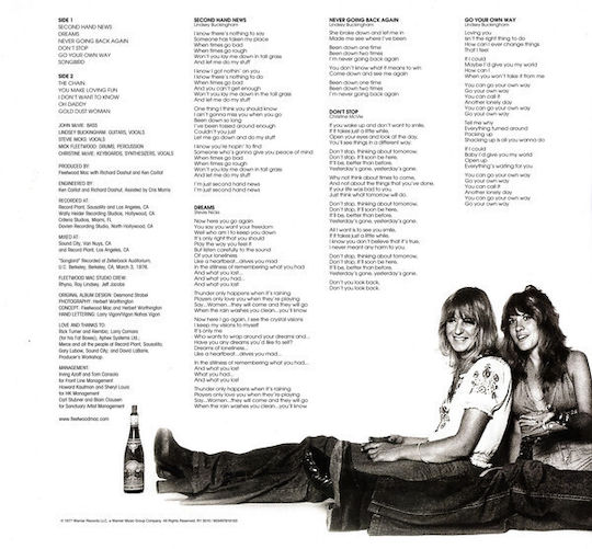 Fleetwood Mac Rumours 1 Vinyl