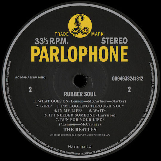 Beatles Rubber Soul Vinyl