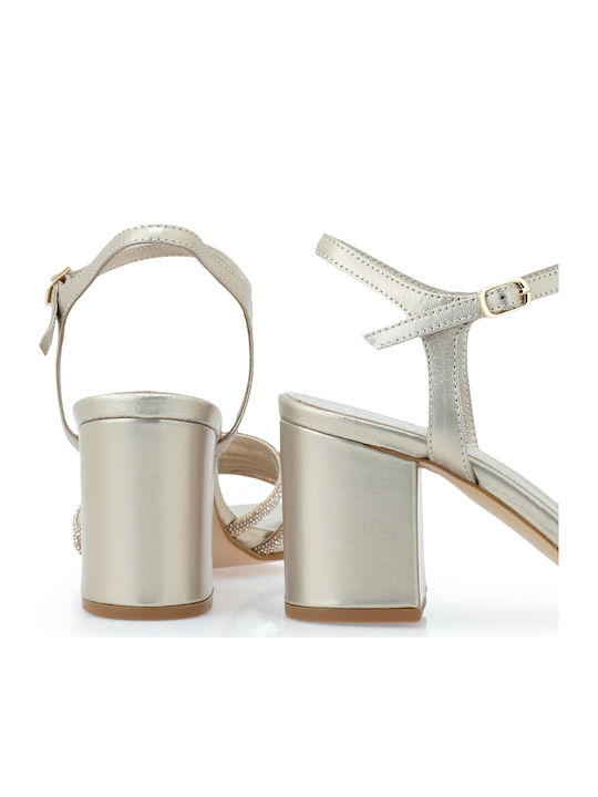 Leather Beige Sandals