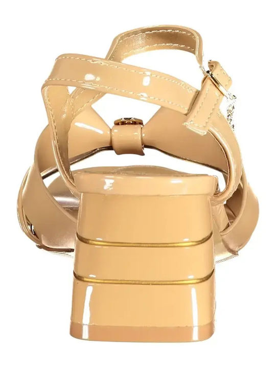Damen Sandalen Beige