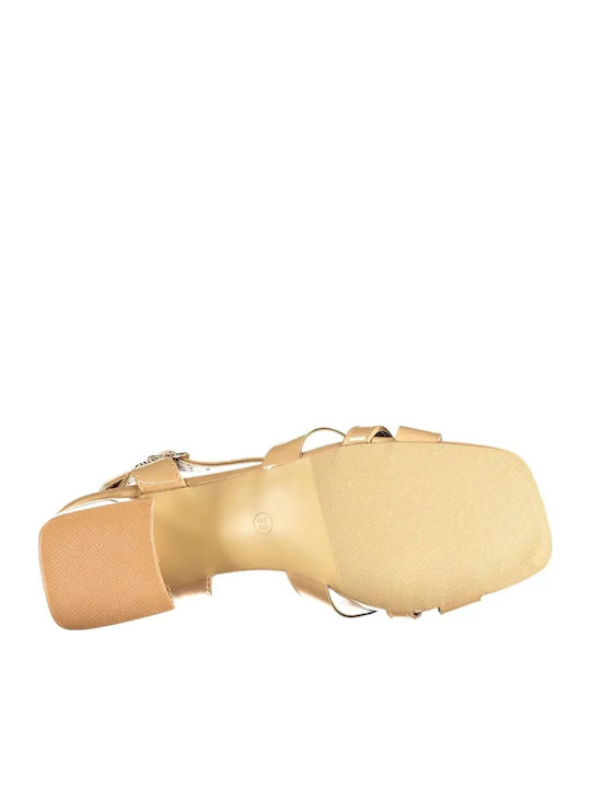Damen Sandalen Beige