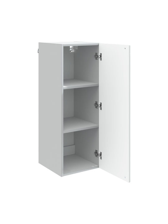 Окачен Бял Кухненски Гарнитур 33x34.5x90см