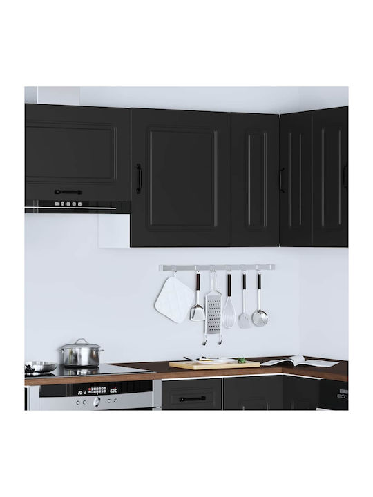 Kalmar Eck-Küchenschrank Wand Schwarz 50x31x60cm