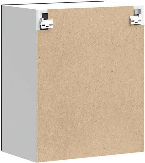 Kalmar Corner Wall Kitchen Cabinet Black 50x31x60cm