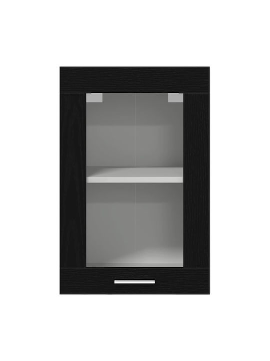 Schwarzer Küchenschrank 40x31x60cm